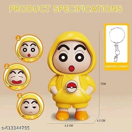 Face Changing Shinchan Cute Keychain