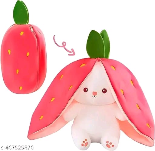 Strawberry Puppy Soft Toy