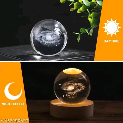 Glass Lamp 3D Ball Night Lamp