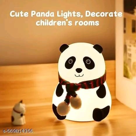 Cute Panda Light Changing Lamp